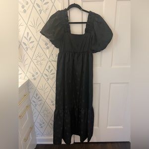 Crosby heart maxi dress. XS. Black.